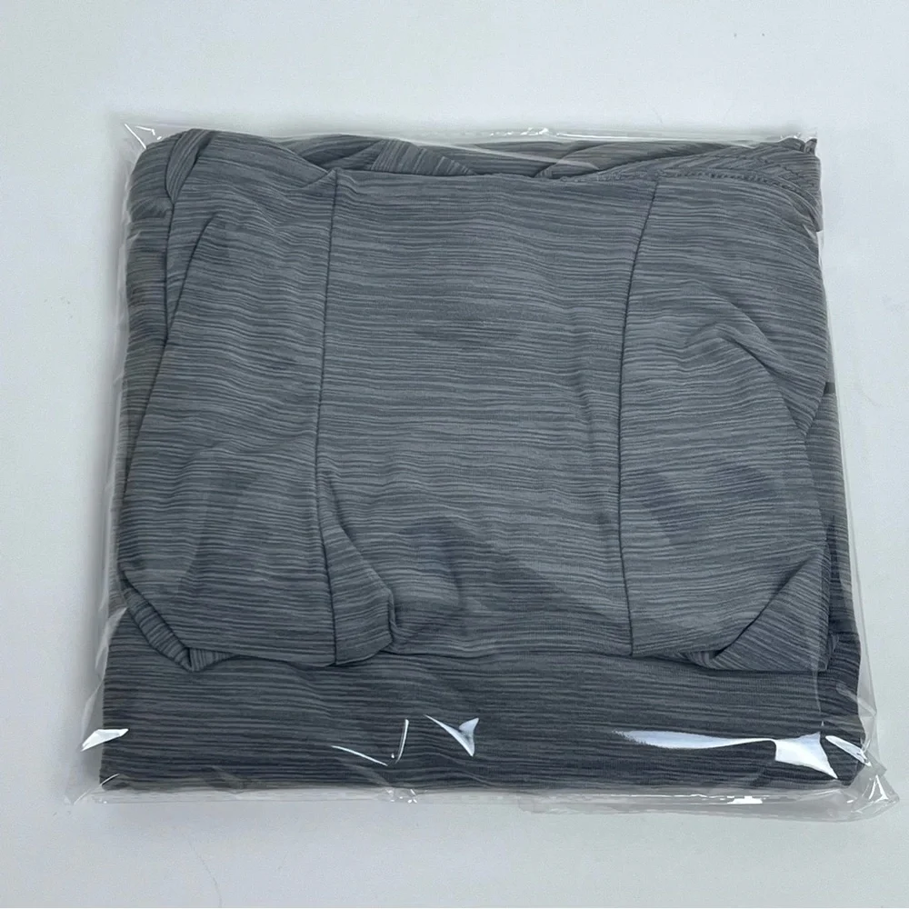 Nike Men's Dri-Fit Breathe Gray Long Sleeve Training Hoodie 832862 Size S; Gym